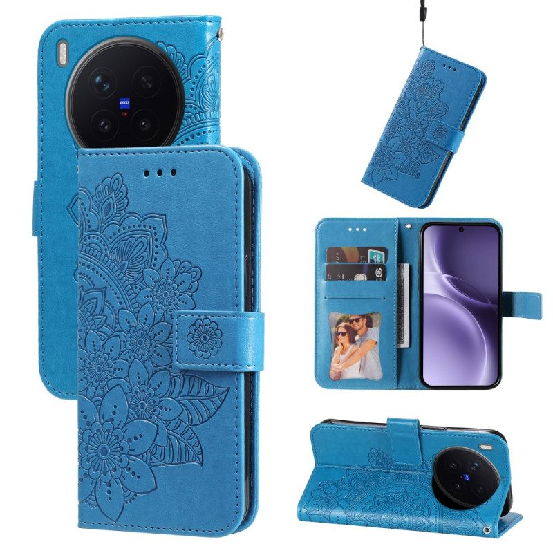 Leren Hoesje Voor Vivo X300 Pro Mandala-print