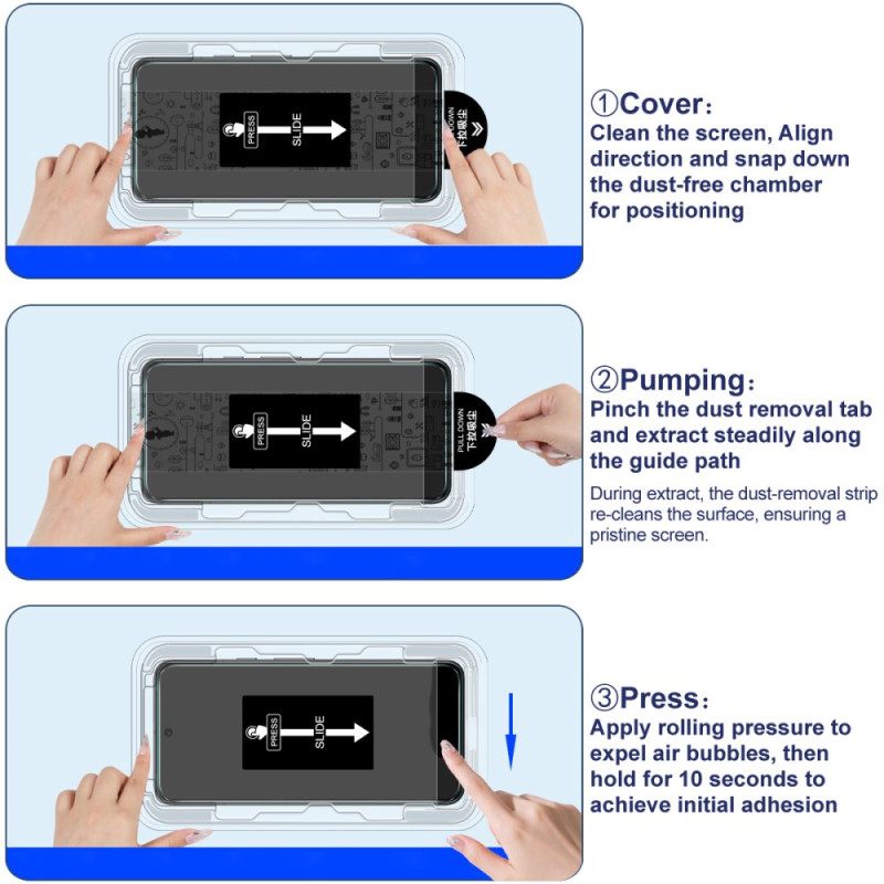 Schermbeschermer Van Gehard Glas Voor Vivo X300 Pro Met Montageframe (vingerafdrukontgrendeling)