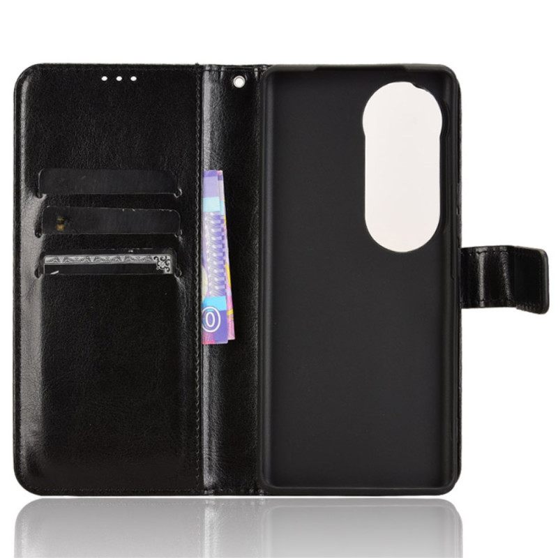 Folio-hoesje Vivo V40 5g Opvallend Imitatieleer