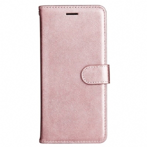 Folio-hoesje Vivo V40 5g Telefoonhoesje Leren Bandje-effect