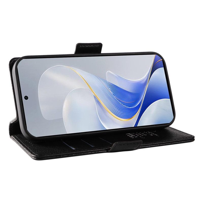 Folio-hoesje Vivo V40 5g Telefoonhoesje Lychee Textuur Yikatu