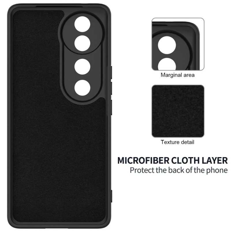 Hoesje Voor Vivo V40 5g Bandje Van Vloeibaar Siliconen