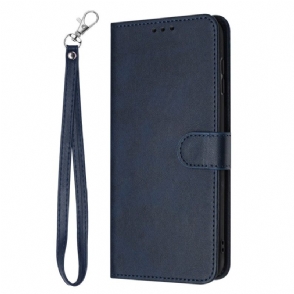 Leren Hoesje Vivo V40 5g Leerlook Met Bandje Bescherming Hoesje