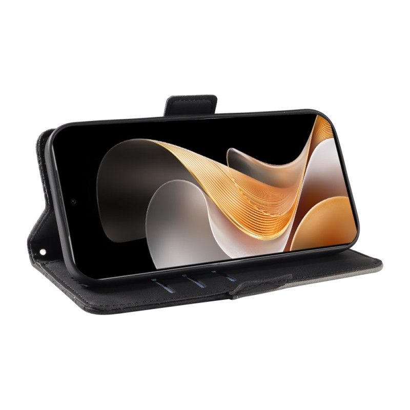 Leren Hoesje Voor Vivo V40 5g Diamantpatroon