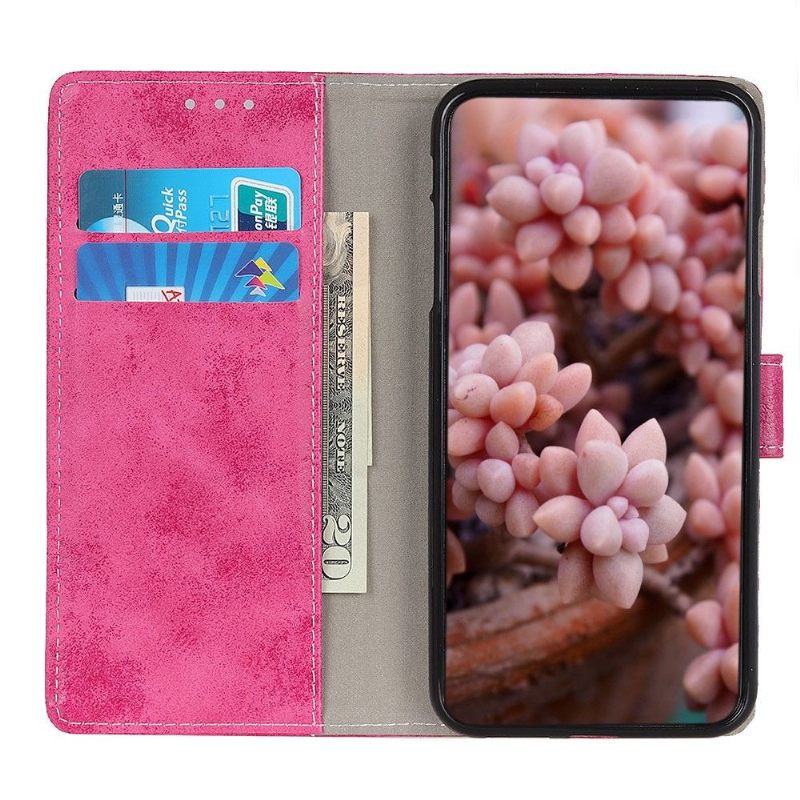Folio-hoesje voor iPhone 13 Anti-fall Cyrius Kunstleer Vintage