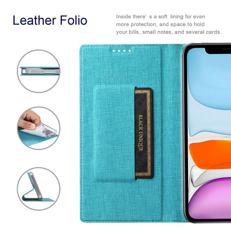 Folio-hoesje voor iPhone 13 Dmx Serie Dwarsstukken