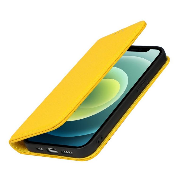 Folio-hoesje voor iPhone 13 Generfd Leer Met Riem