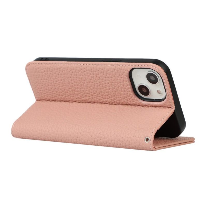 Folio-hoesje voor iPhone 13 Generfd Leer Met Riem