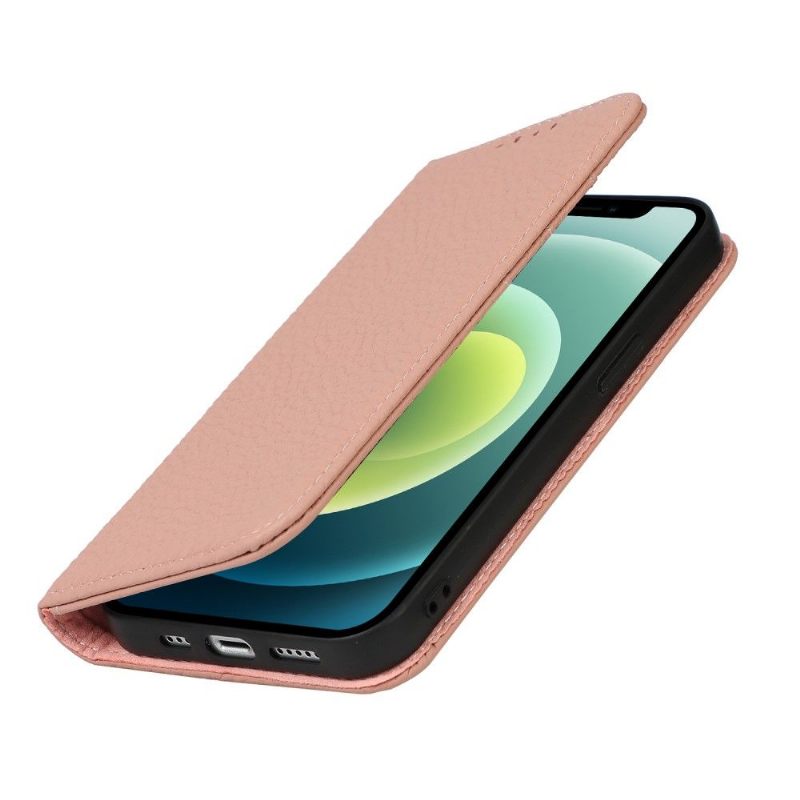 Folio-hoesje voor iPhone 13 Generfd Leer Met Riem