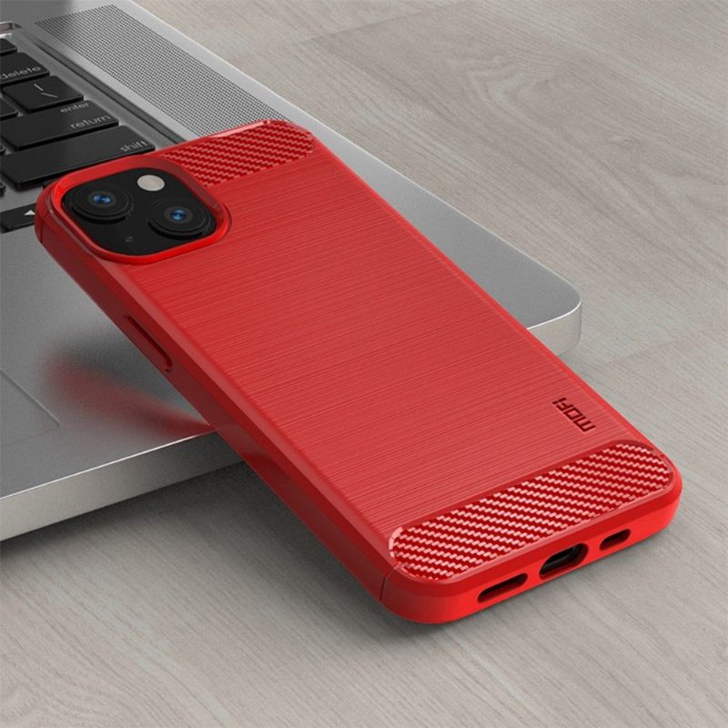 Hoesje voor iPhone 13 Anti-fall Mofi Geborsteld Effect