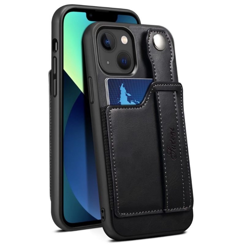 Hoesje voor iPhone 13 Anti-fall Suteni-kaarthouder