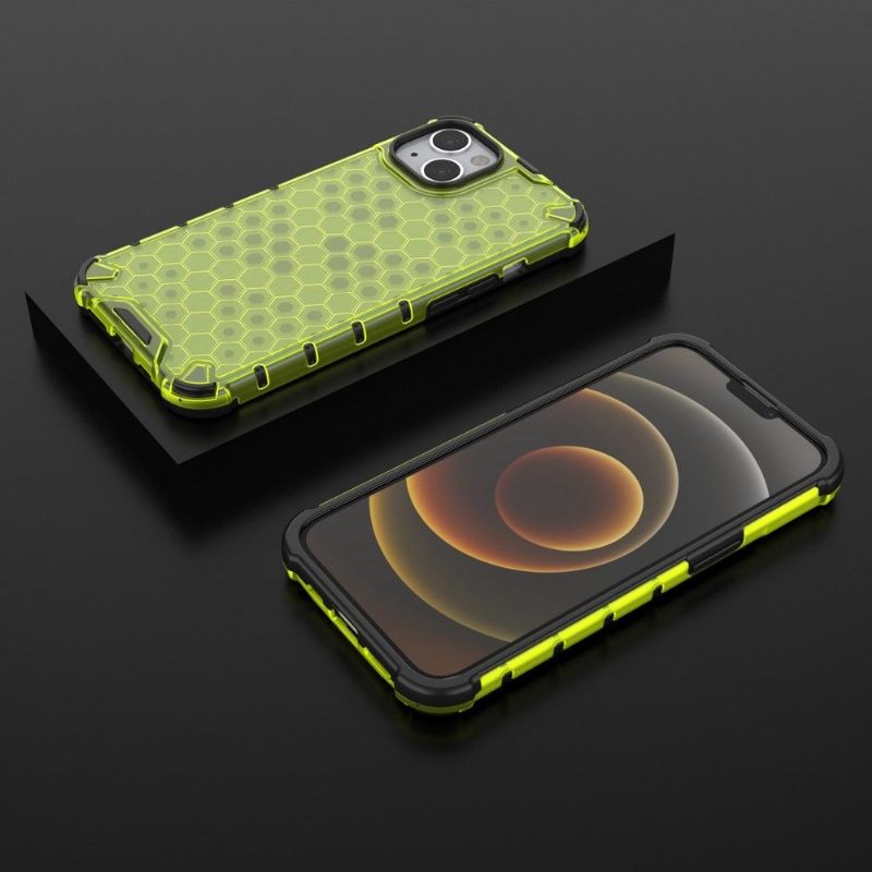 Hoesje voor iPhone 13 Met Koord Beschermende Honingraat