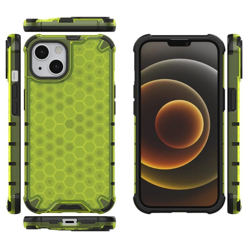 Hoesje voor iPhone 13 Met Koord Beschermende Honingraat