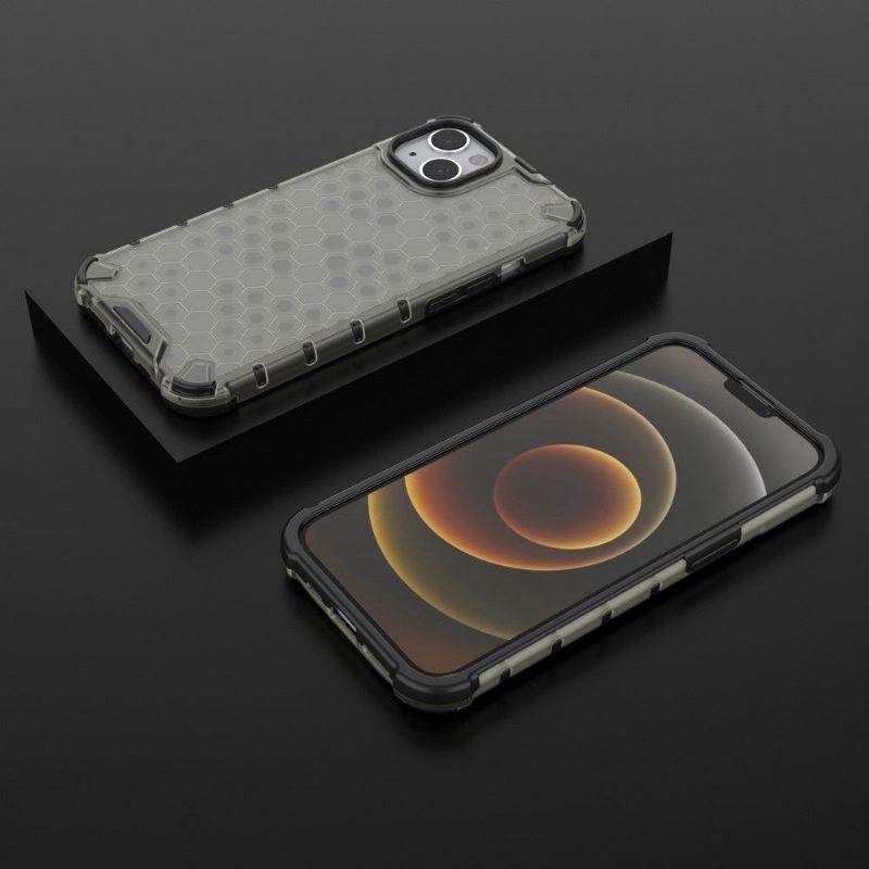 Hoesje voor iPhone 13 Met Koord Beschermende Honingraat