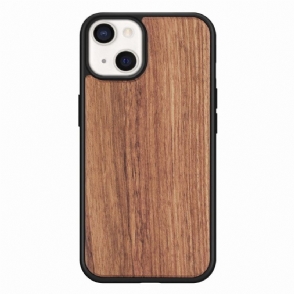 Hoesje voor iPhone 13 Premium Hout - Bruin