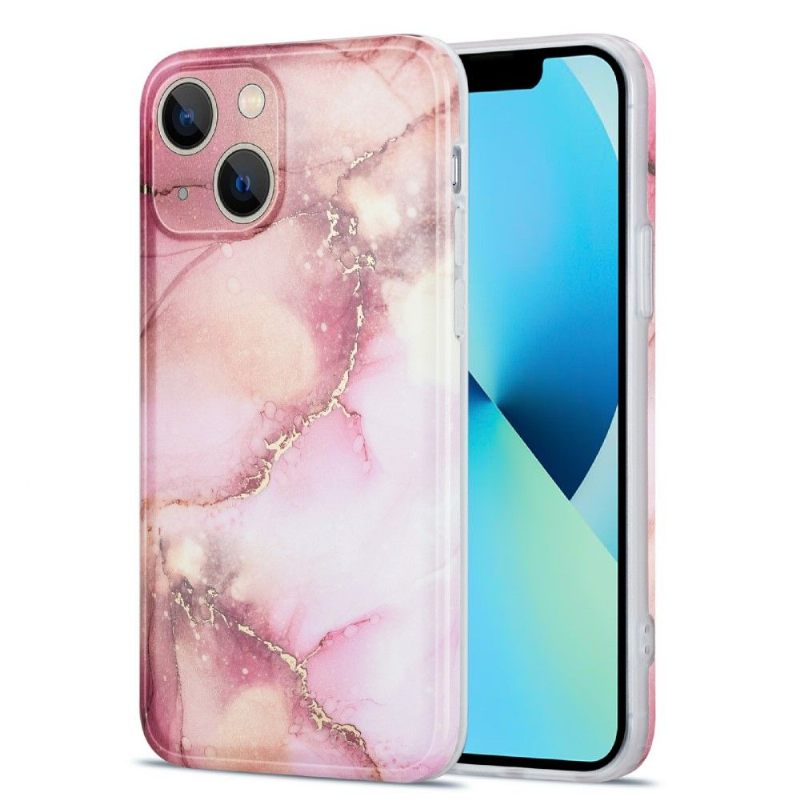 Hoesje voor iPhone 13 Premium Marmer Chelsea