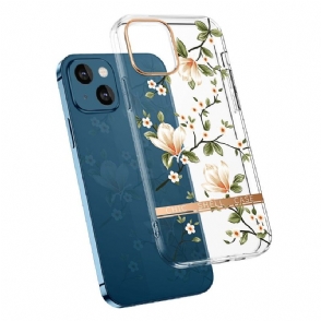 Hoesje voor iPhone 13 Transparante Bloemen