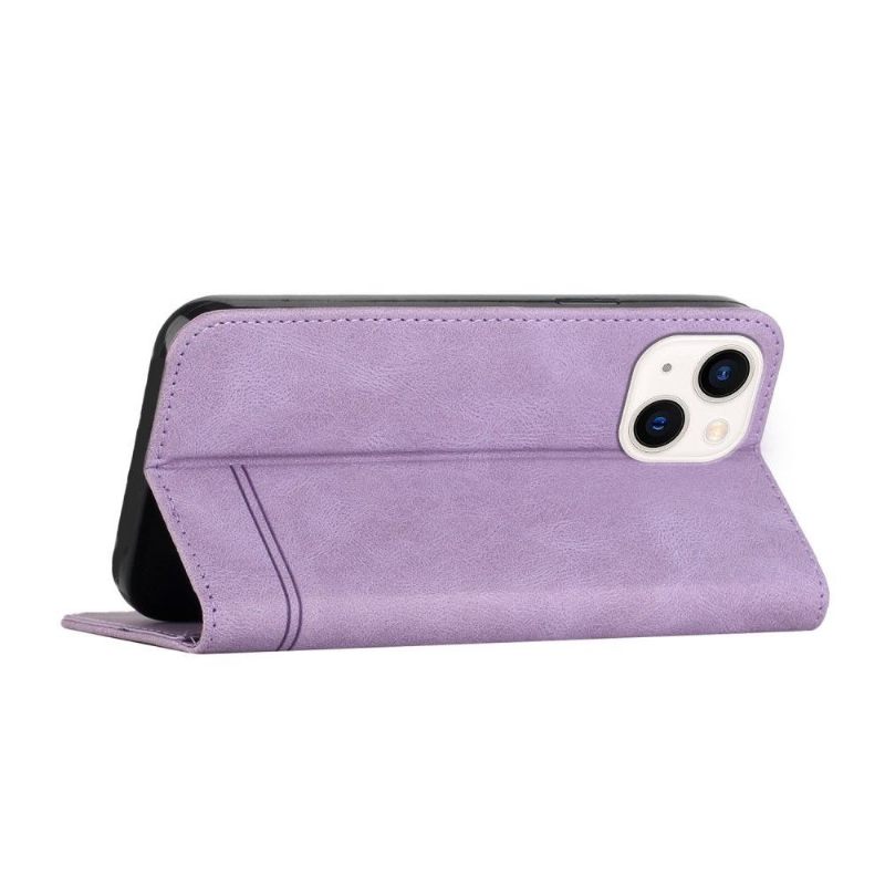 Leren Hoesje voor iPhone 13 Eersteklas Leereffect