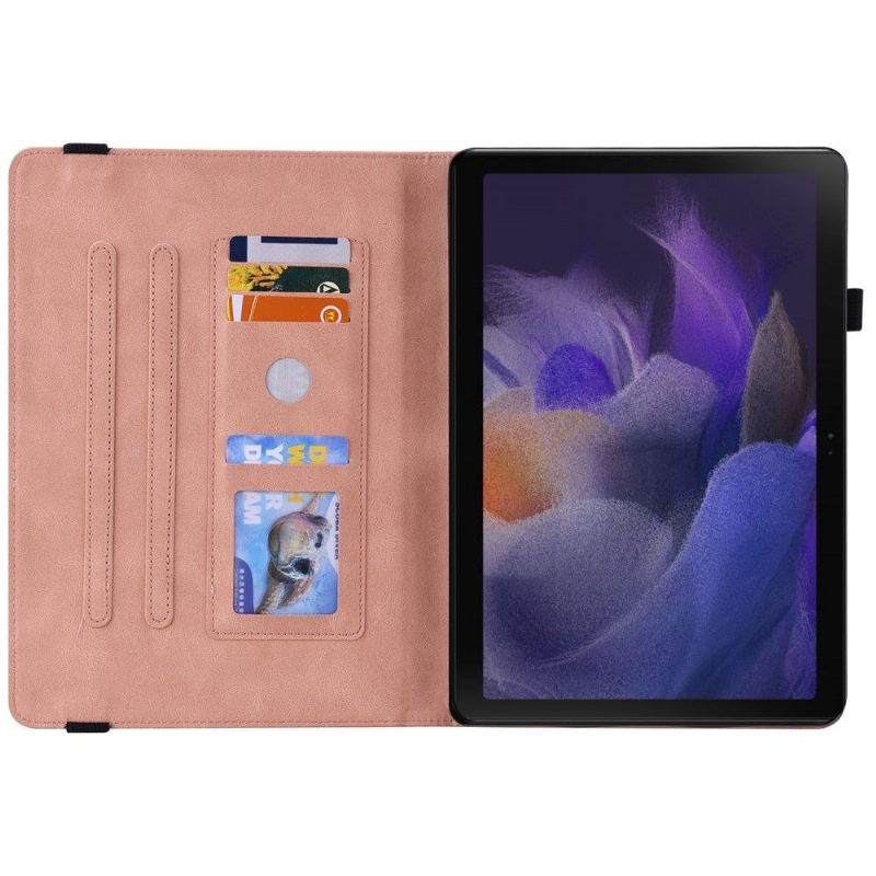 Samsung Galaxy Tab A8 (2021) Cover Vlinder Illustratie
