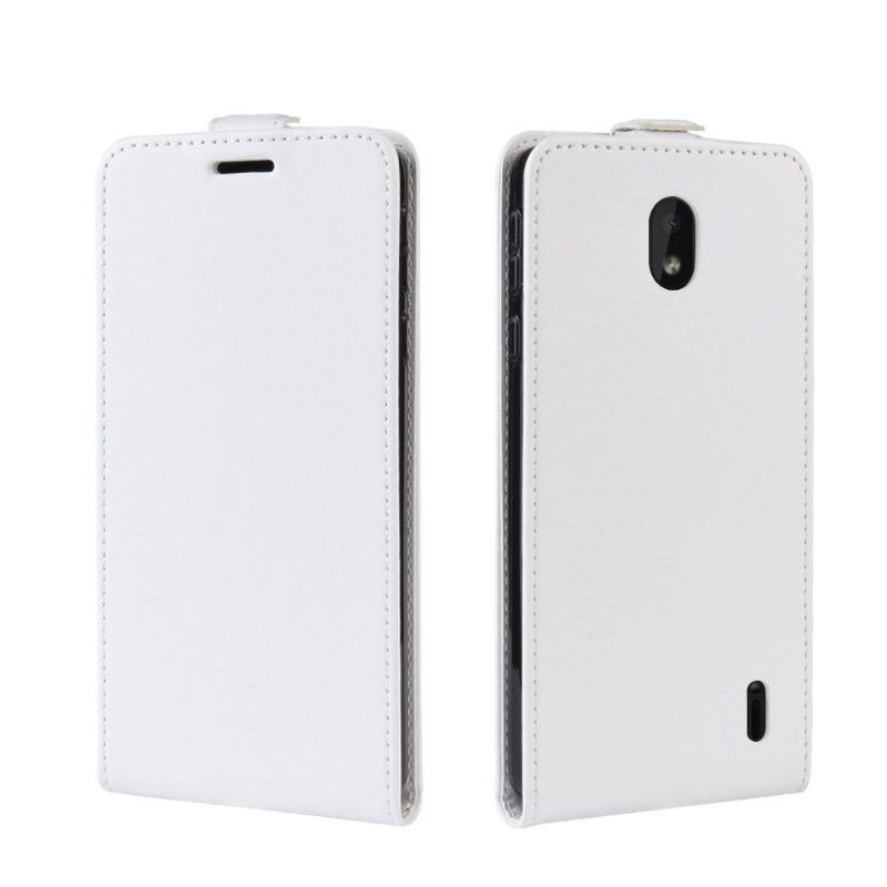 Cover voor Nokia 1 Plus Folio-hoesje Kunstleer Verticaal