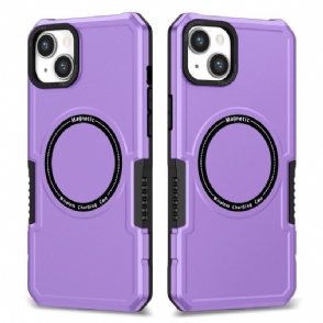 Hoesje voor iPhone 15 Plus Klassiek Magsafe-compatibel