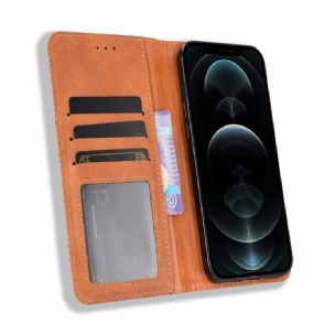 Case voor iPhone 13 Pro Max Leer In Cirénius-stijl