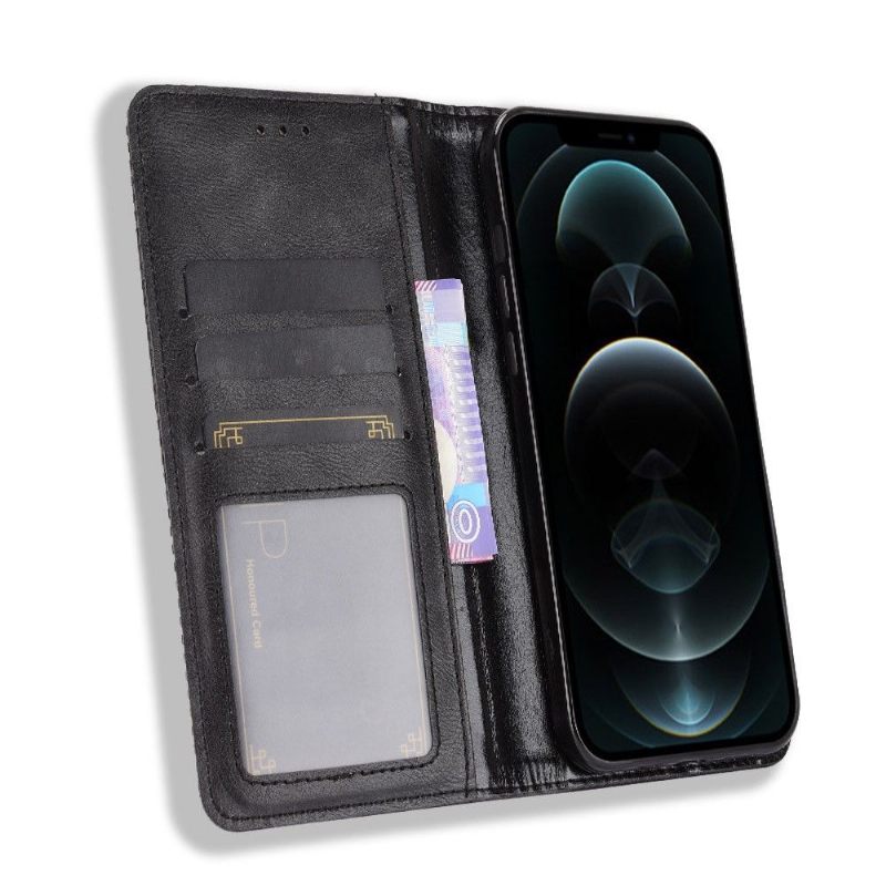 Case voor iPhone 13 Pro Max Leer In Cirénius-stijl