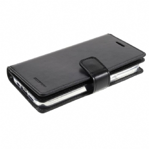Flip Case voor iPhone 13 Pro Max Mansoor Kunstleer