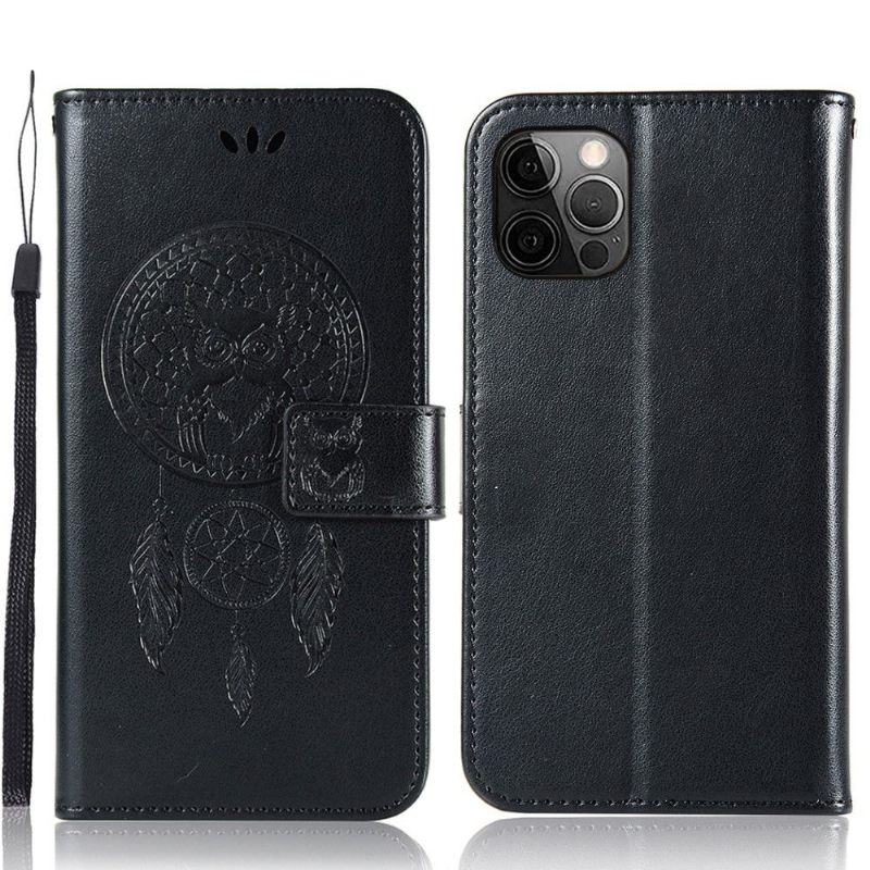 Folio-hoesje voor iPhone 13 Pro Max Dromenvanger Uil