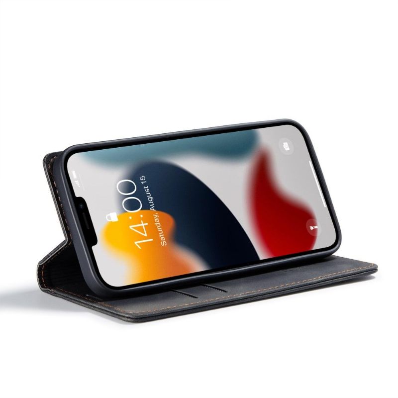 Folio-hoesje voor iPhone 13 Pro Max Imitatieleren Golia's