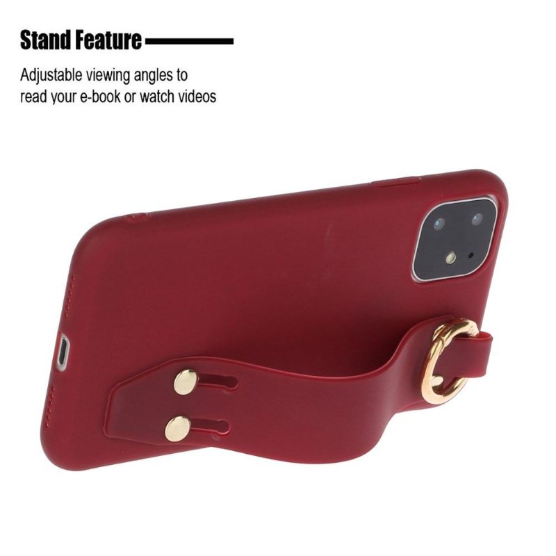 Hoesje voor iPhone 13 Pro Max Anti-fall Siliconen Band