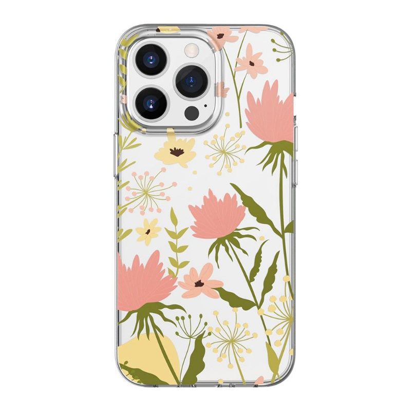 Hoesje voor iPhone 13 Pro Max Anti-fall Wederzijdse Bloemen