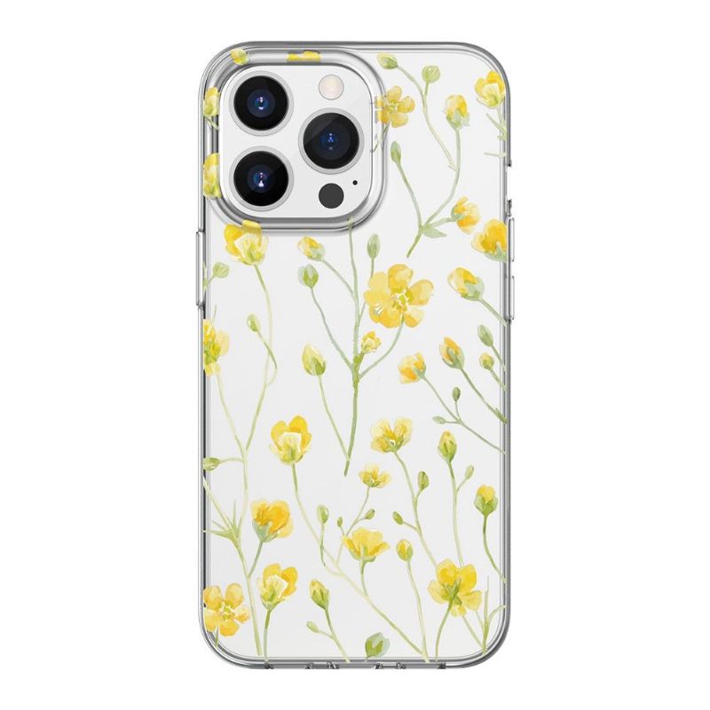 Hoesje voor iPhone 13 Pro Max Anti-fall Wederzijdse Bloemen