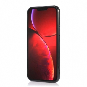 Hoesje voor iPhone 13 Pro Max Kaarthouder Naden