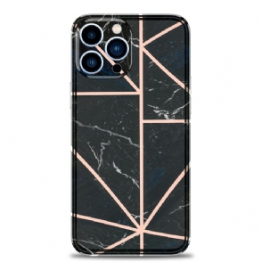 Hoesje voor iPhone 13 Pro Max Marmeren Geometrie