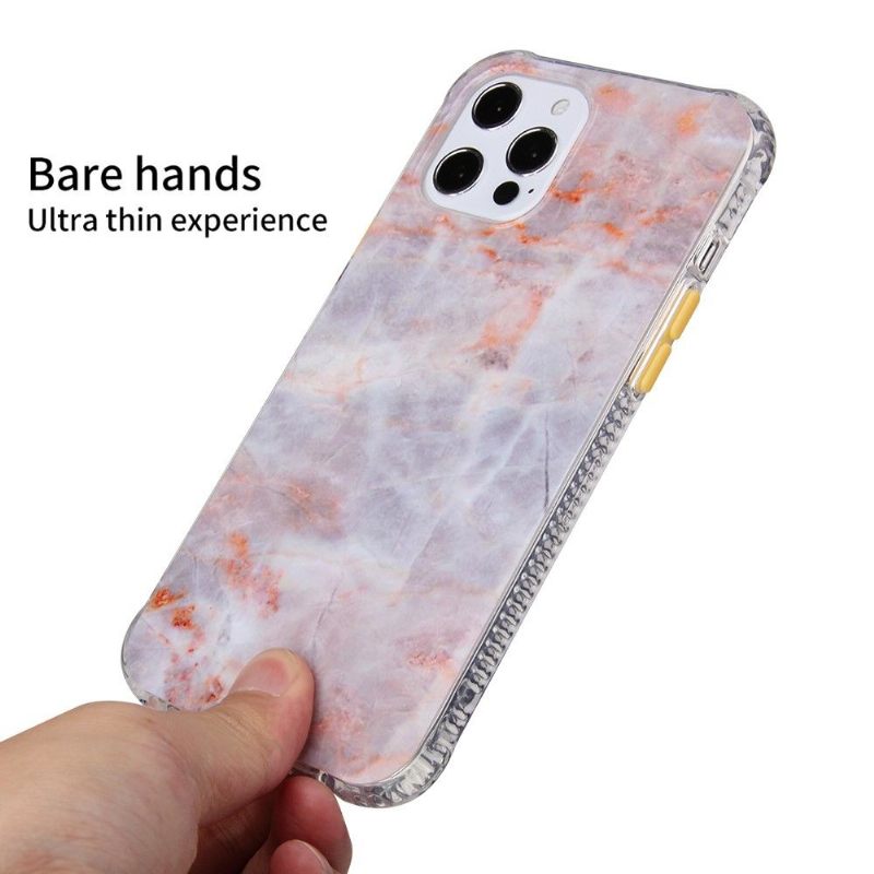 Hoesje voor iPhone 13 Pro Max Marmeren Knoppen Kleuren