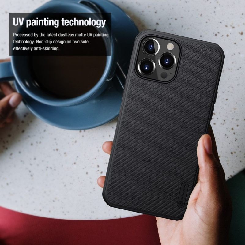 Hoesje voor iPhone 13 Pro Max Stijf Berijpt
