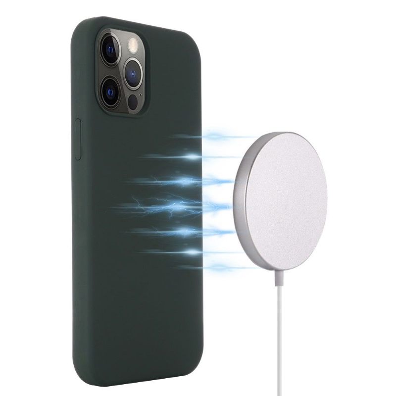 Hoesje voor iPhone 13 Pro Max Vloeibare Siliconen Met Magsafe