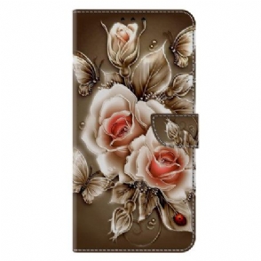 Bescherming Hoesje Samsung Galaxy S26 Plus Bruine Rozen