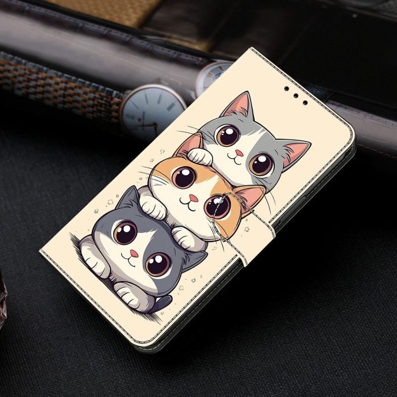 Bescherming Hoesje Samsung Galaxy S26 Plus Gestapelde Katten