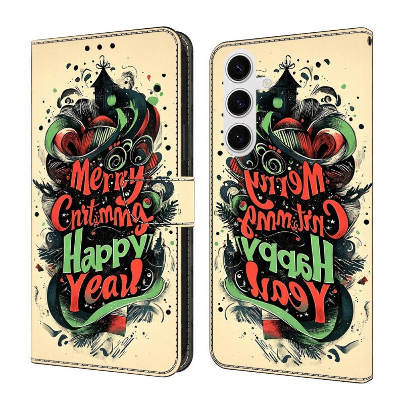 Bescherming Hoesje Samsung Galaxy S26 Plus Kerstgraffiti