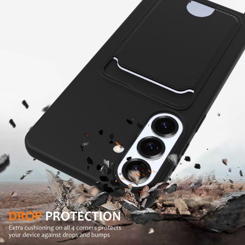 Case Hoesje Samsung Galaxy S26 Plus Telefoonhoesje Kaarthouder En Lanyard