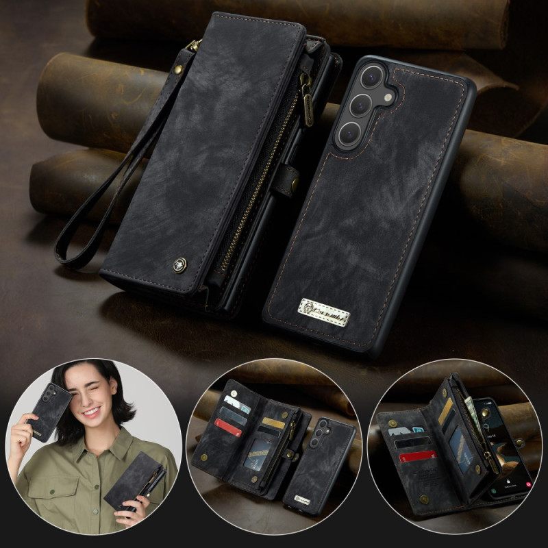 Flip Case Leren Samsung Galaxy S26 Plus Caseme Leerlook