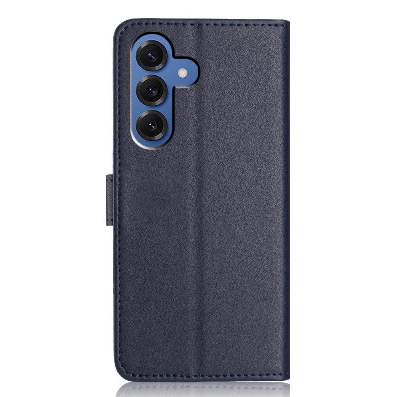 Flip Case Leren Samsung Galaxy S26 Plus Eenvoudige Serie