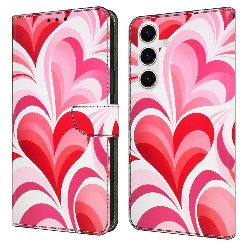 Flip Case Leren Samsung Galaxy S26 Plus Liefdespatroon