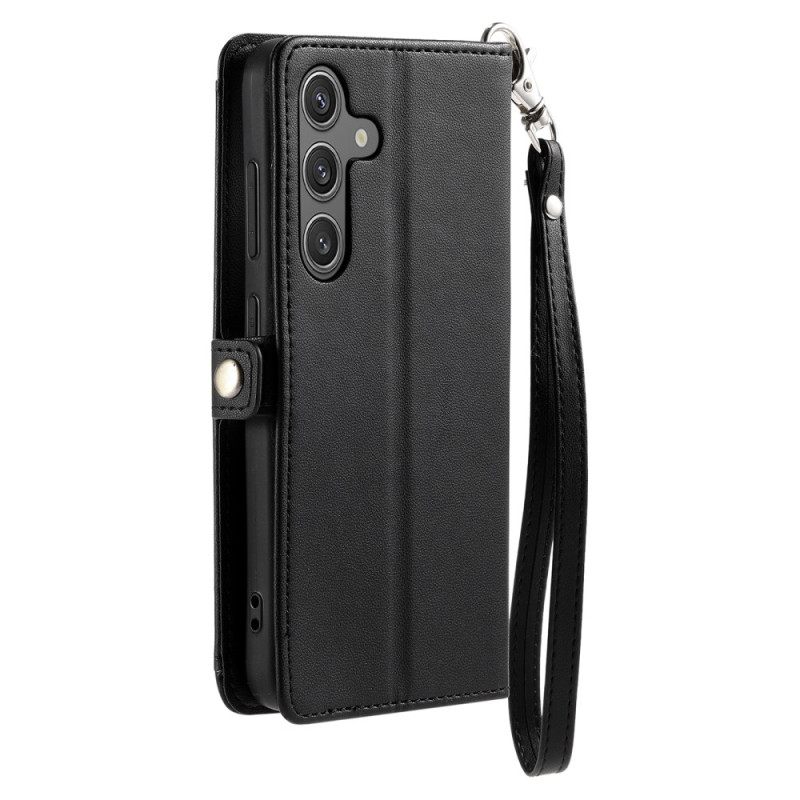 Flip Case Leren Samsung Galaxy S26 Plus Voorvak
