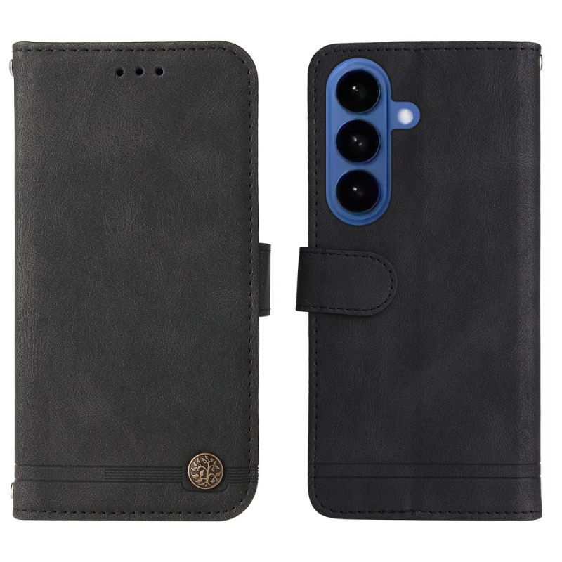 Folio-hoesje Samsung Galaxy S26 Plus Telefoonhoesje Decoratieve Klinknagel