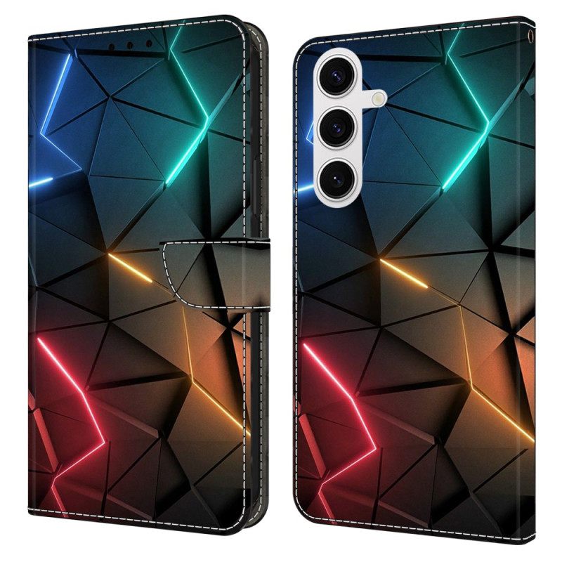 Folio-hoesje Samsung Galaxy S26 Plus Telefoonhoesje Doorzichtige Scheuren