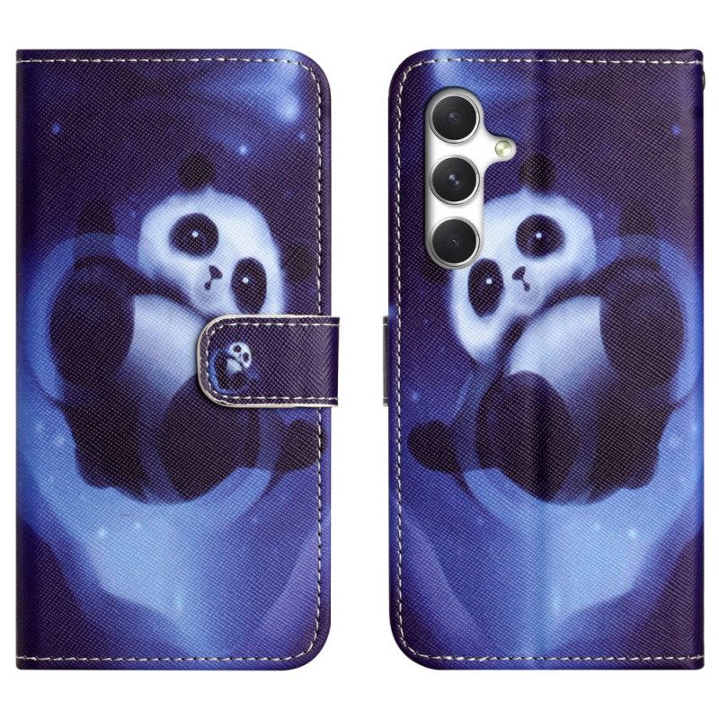 Folio-hoesje Samsung Galaxy S26 Plus Telefoonhoesje Ruimtepanda