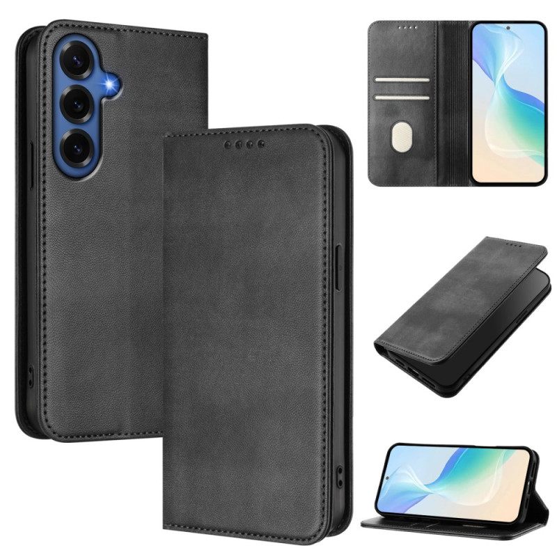 Folio-hoesje Voor Samsung Galaxy S26 Plus Retro Rfid-bescherming Met Textuur